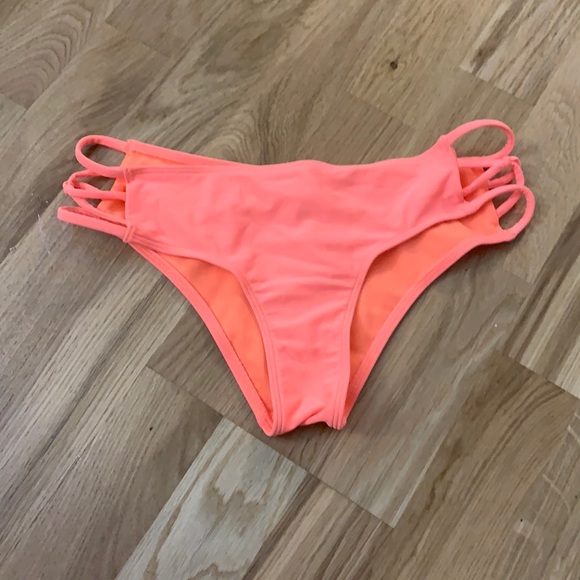 NWT Hollister neon orange bikini bottoms - Picture 1 of 5